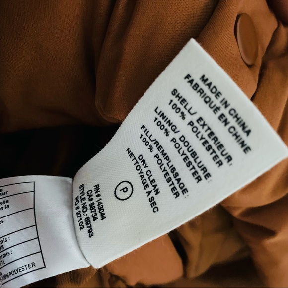 Avec Les Filles - THERMALPUFF™ Hooded Longline Puffer Vest in Cedar Brown Size M - Picture 16 of 16